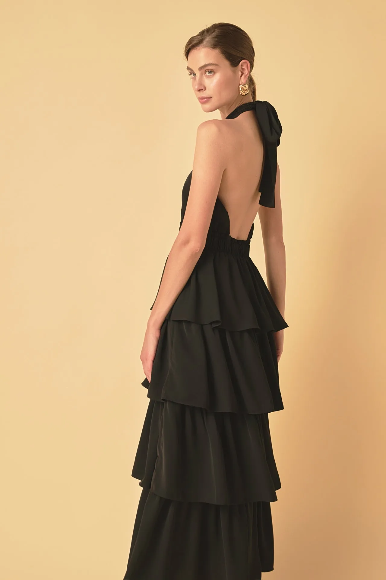 Criss Cross Halter Maxi Dress sold by Endless Rose product image thumbnail 5