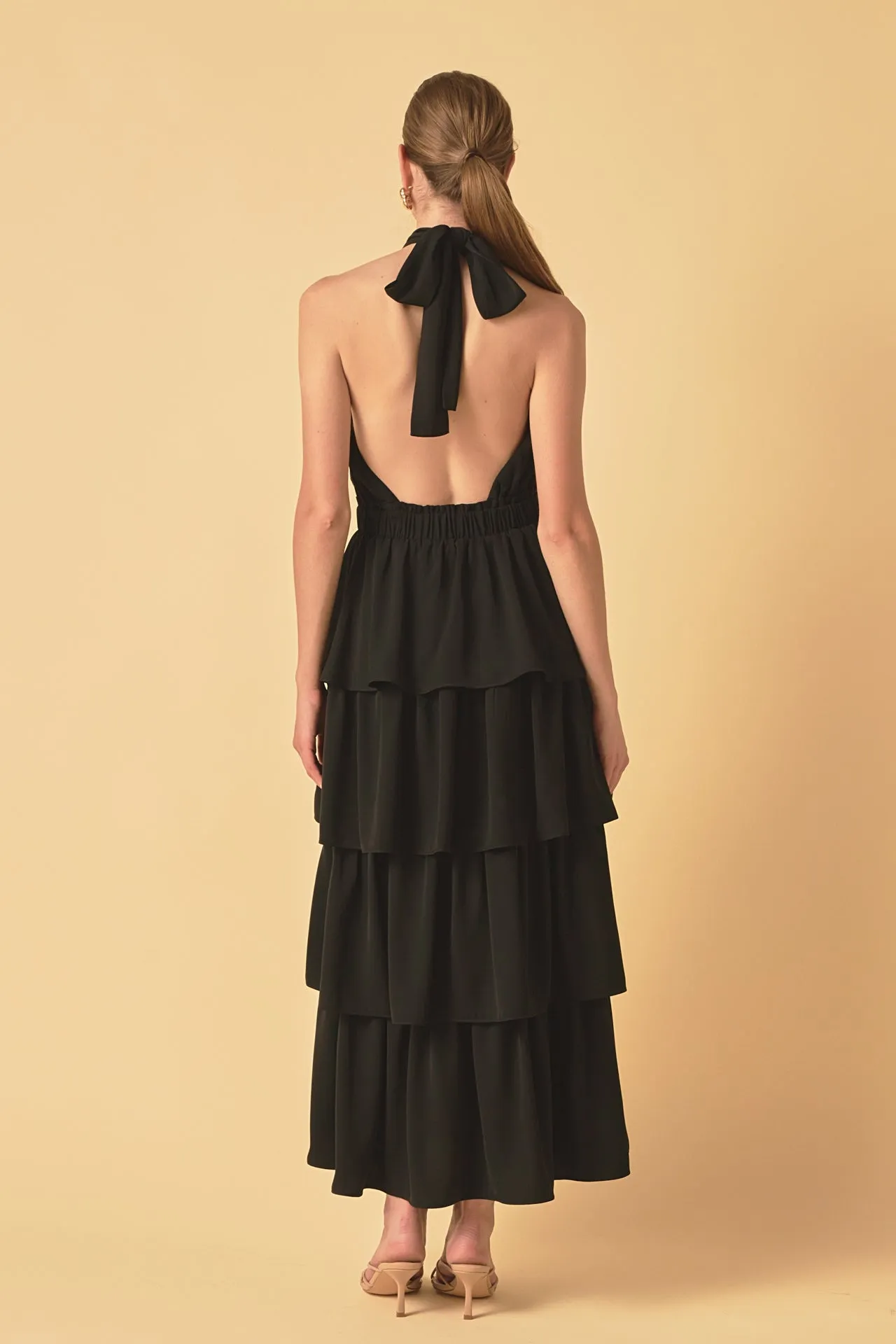 Criss Cross Halter Maxi Dress sold by Endless Rose product image thumbnail 4
