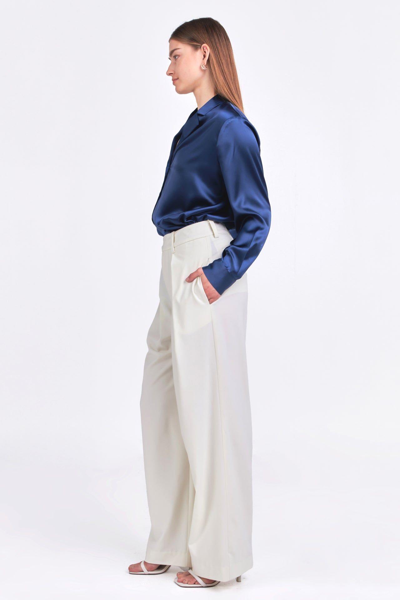 Classic Satin Over Shirt sold by Endless Rose product image thumbnail 8