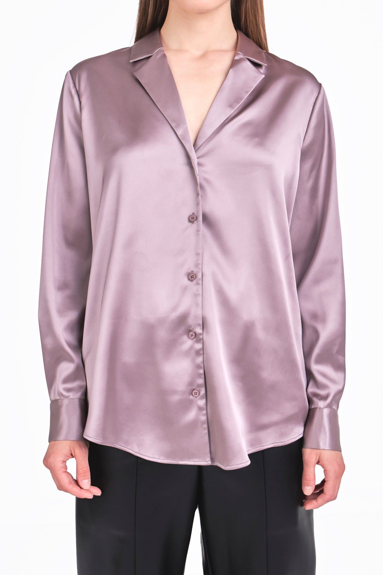 Classic Satin Over Shirt sold by Endless Rose product image thumbnail 2
