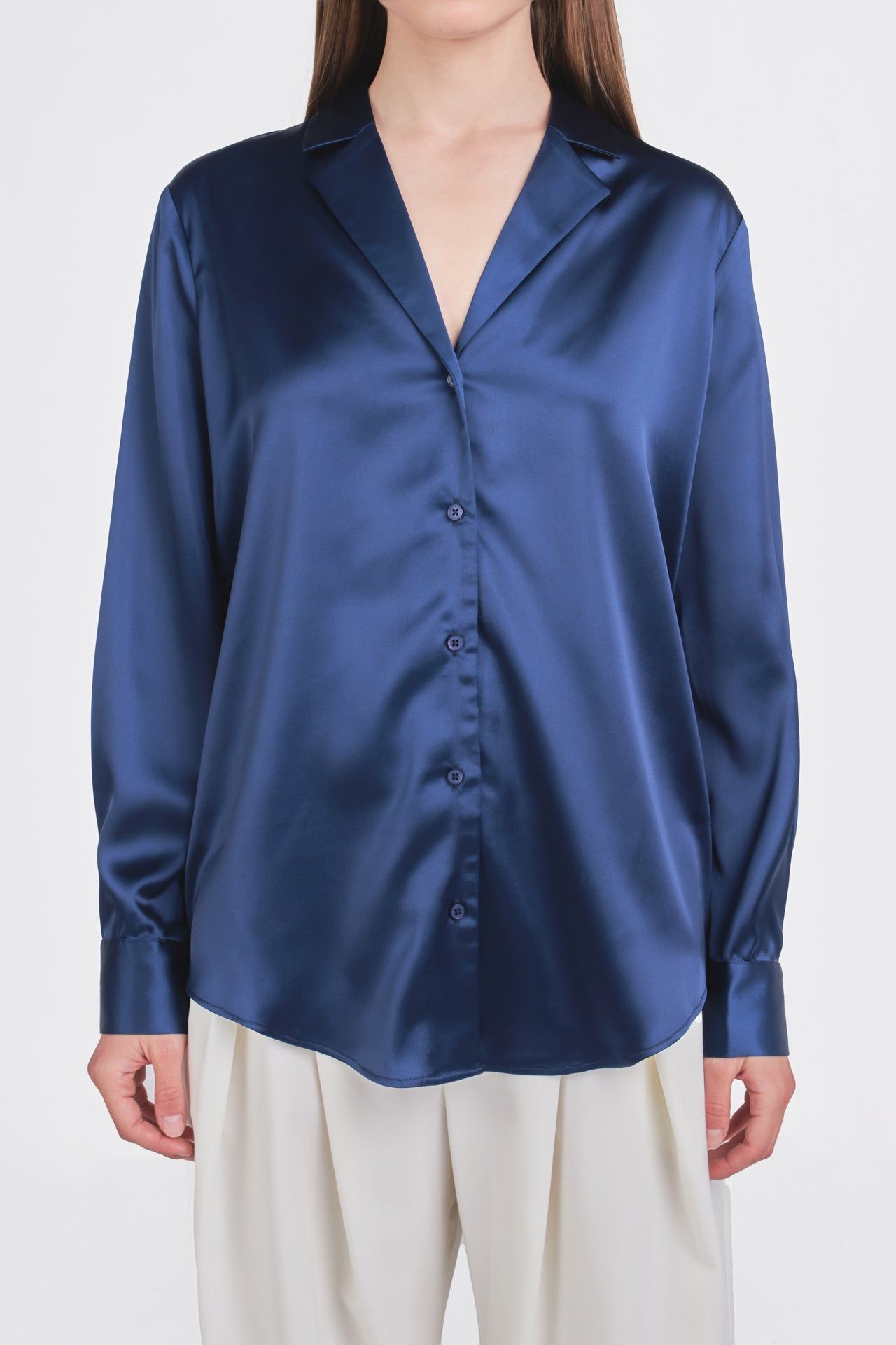 Classic Satin Over Shirt sold by Endless Rose product image thumbnail 7