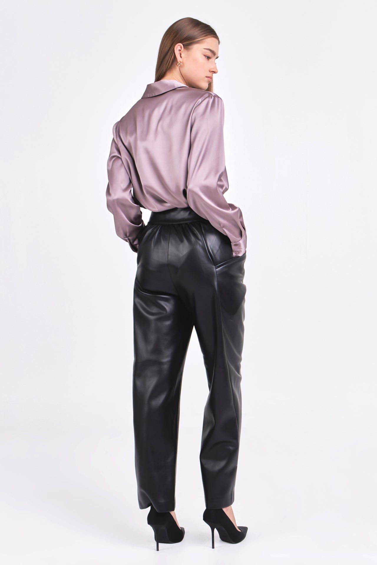 Classic Satin Over Shirt sold by Endless Rose product image thumbnail 4