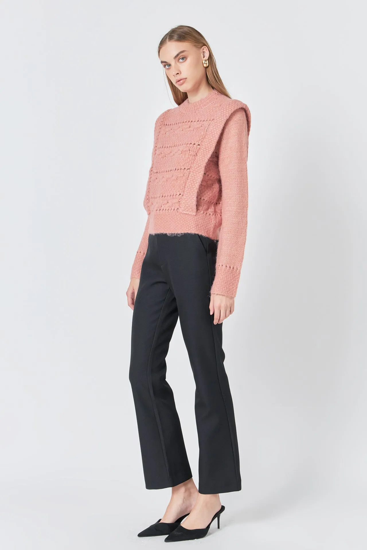Chunky Wool Knit Detailed Sweater sold by Endless Rose product image thumbnail 3