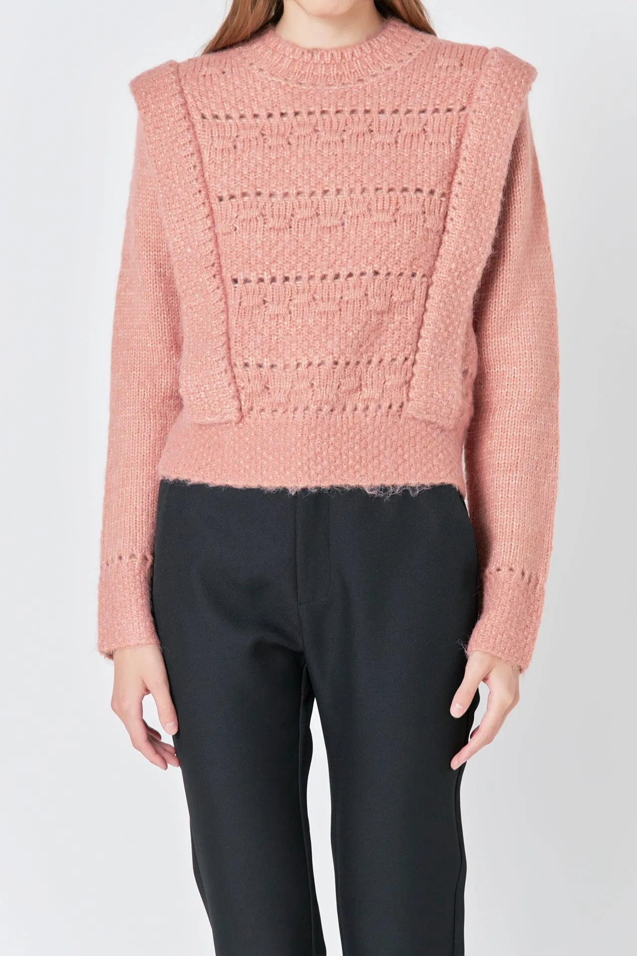 Chunky Wool Knit Detailed Sweater sold by Endless Rose product image thumbnail 2