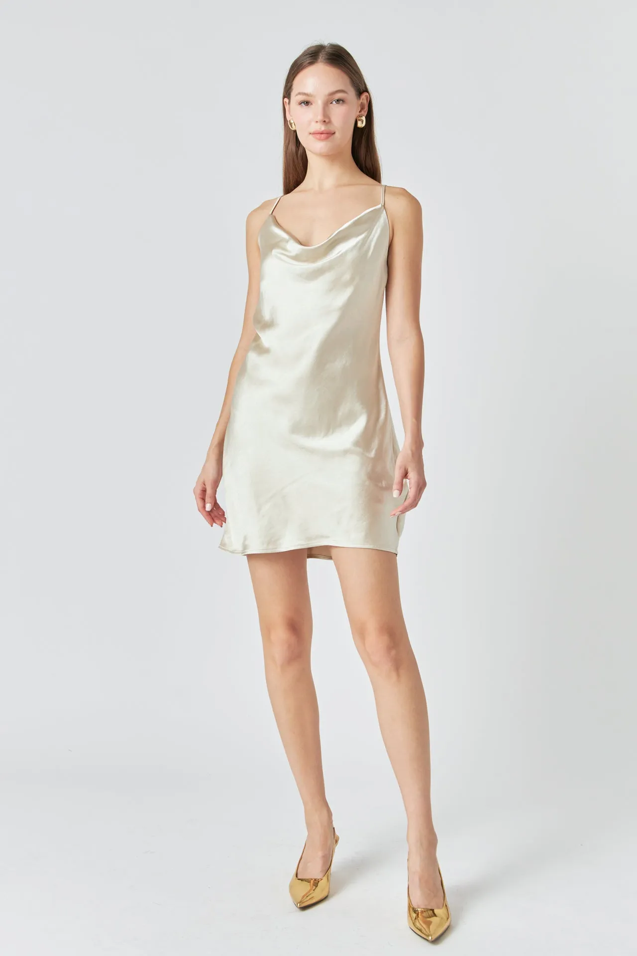 Satin Slip Mini Dress sold by Endless Rose