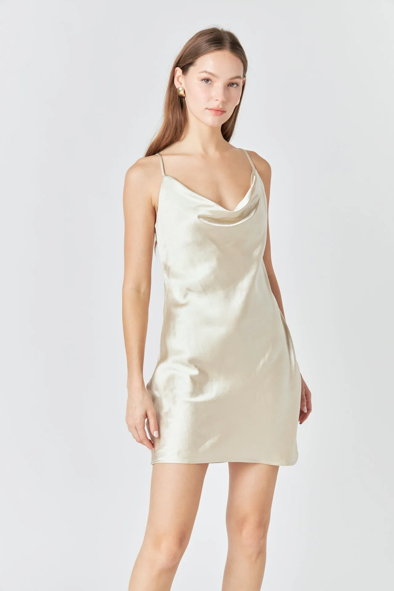 Satin Slip Mini Dress sold by Endless Rose product image thumbnail 5