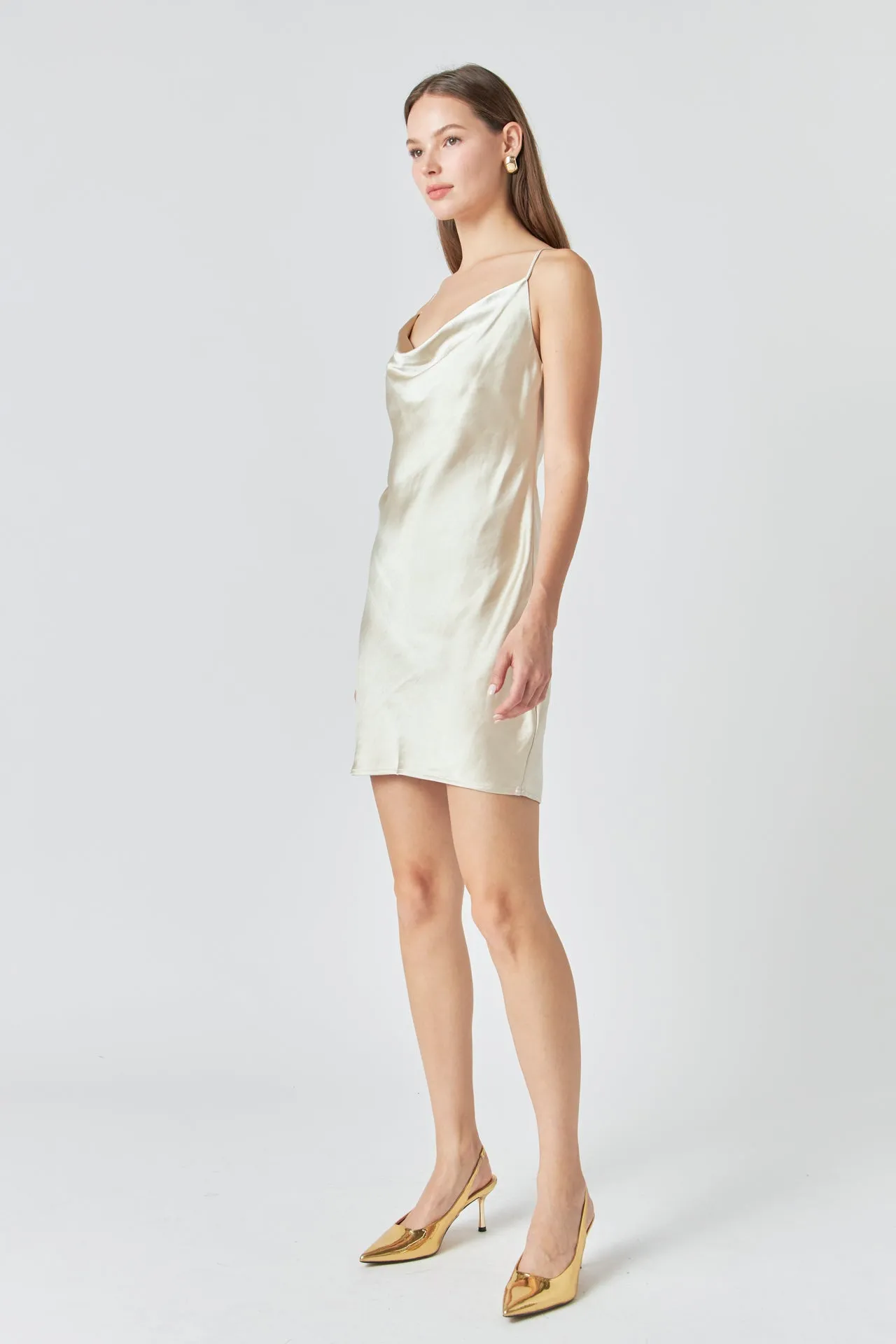Satin Slip Mini Dress sold by Endless Rose product image thumbnail 3
