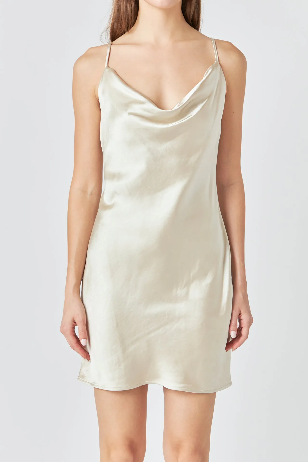 Satin Slip Mini Dress sold by Endless Rose product image thumbnail 2