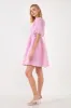 Floral Trim Fabric Back Tie Detail Mini Dress sold by Endless Rose