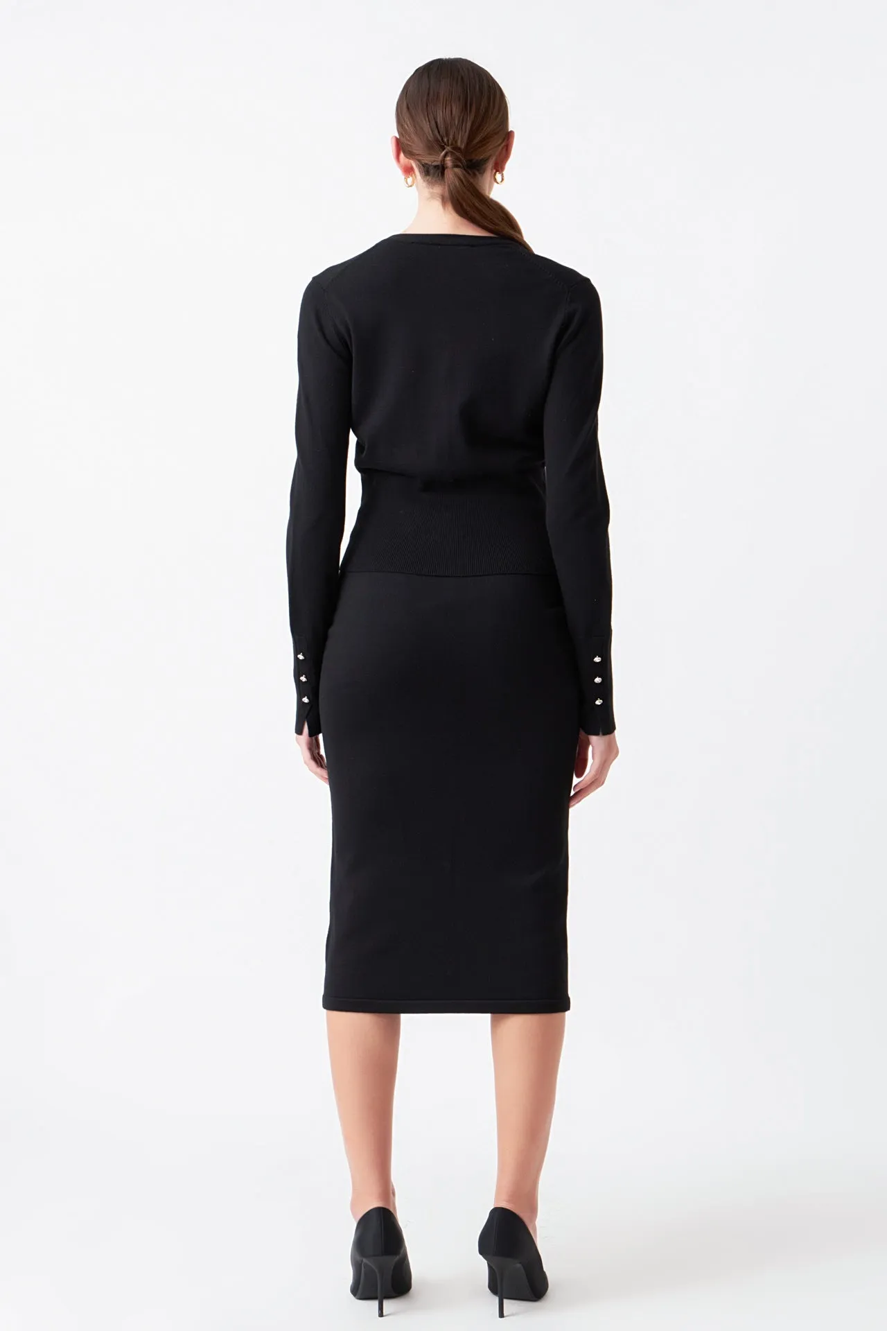 Jewel Embellished Sweater Cardigan sold by Endless Rose product image thumbnail 4