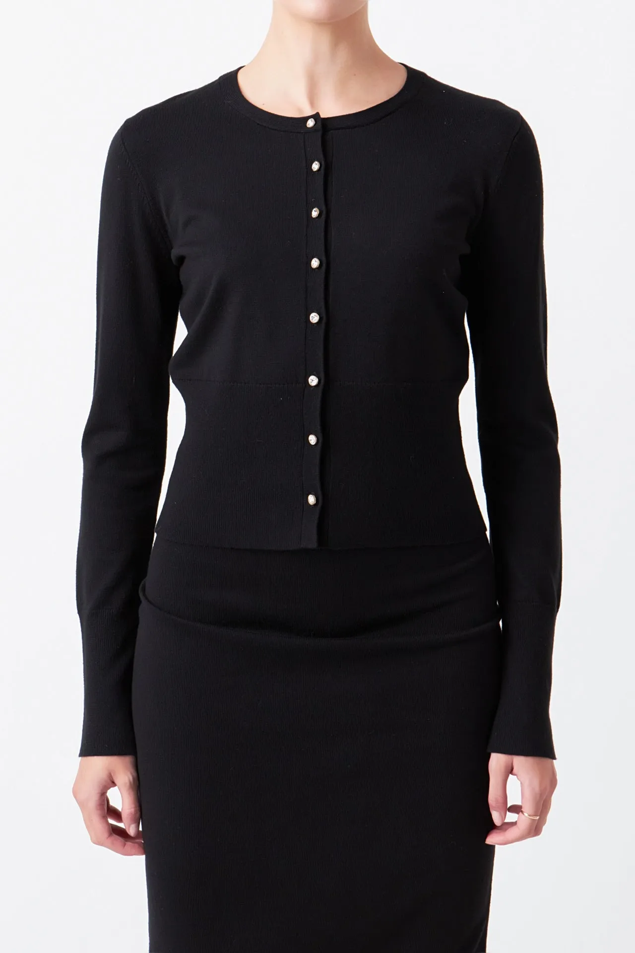 Jewel Embellished Sweater Cardigan sold by Endless Rose product image thumbnail 2