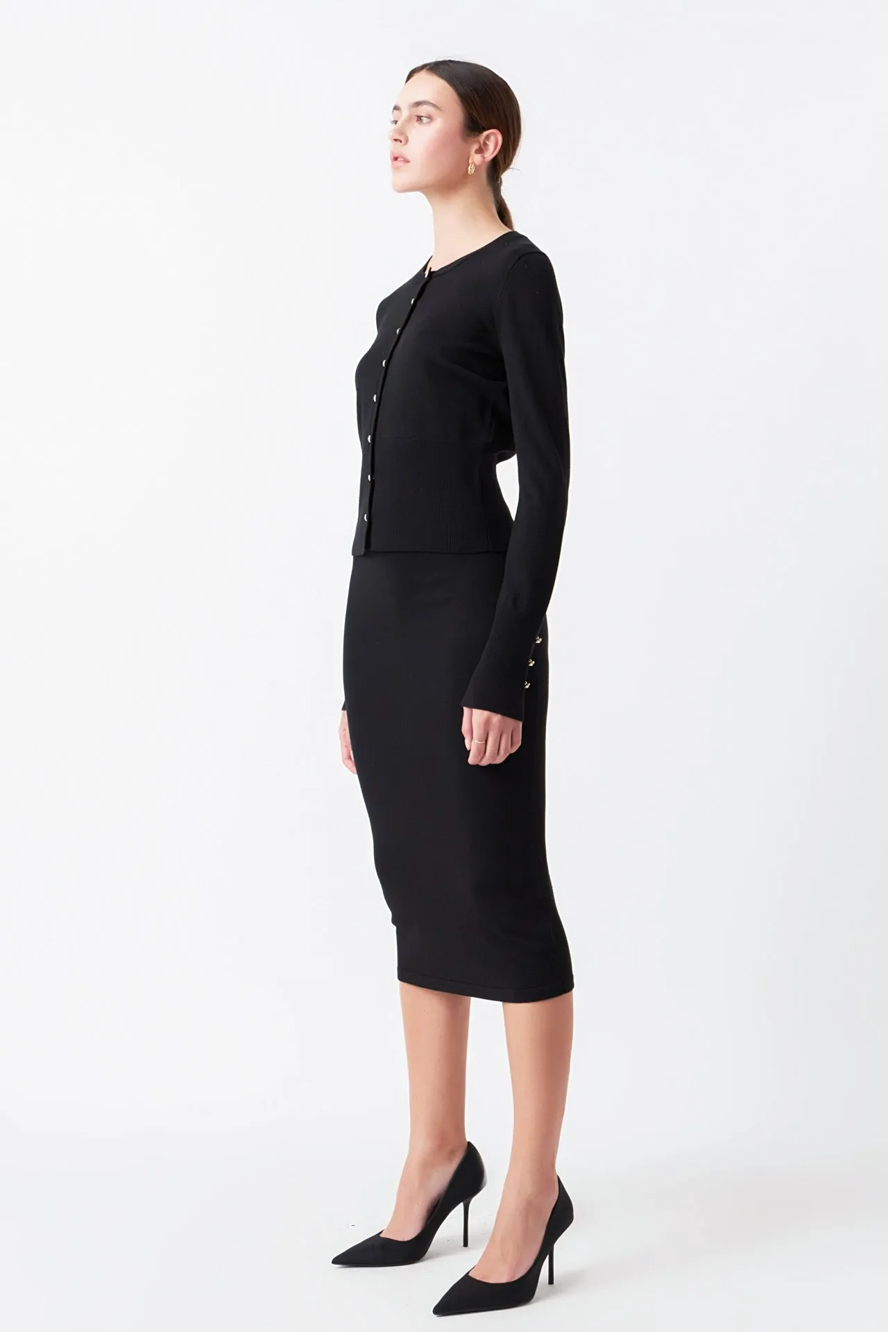 Jewel Embellished Sweater Cardigan sold by Endless Rose product image thumbnail 3