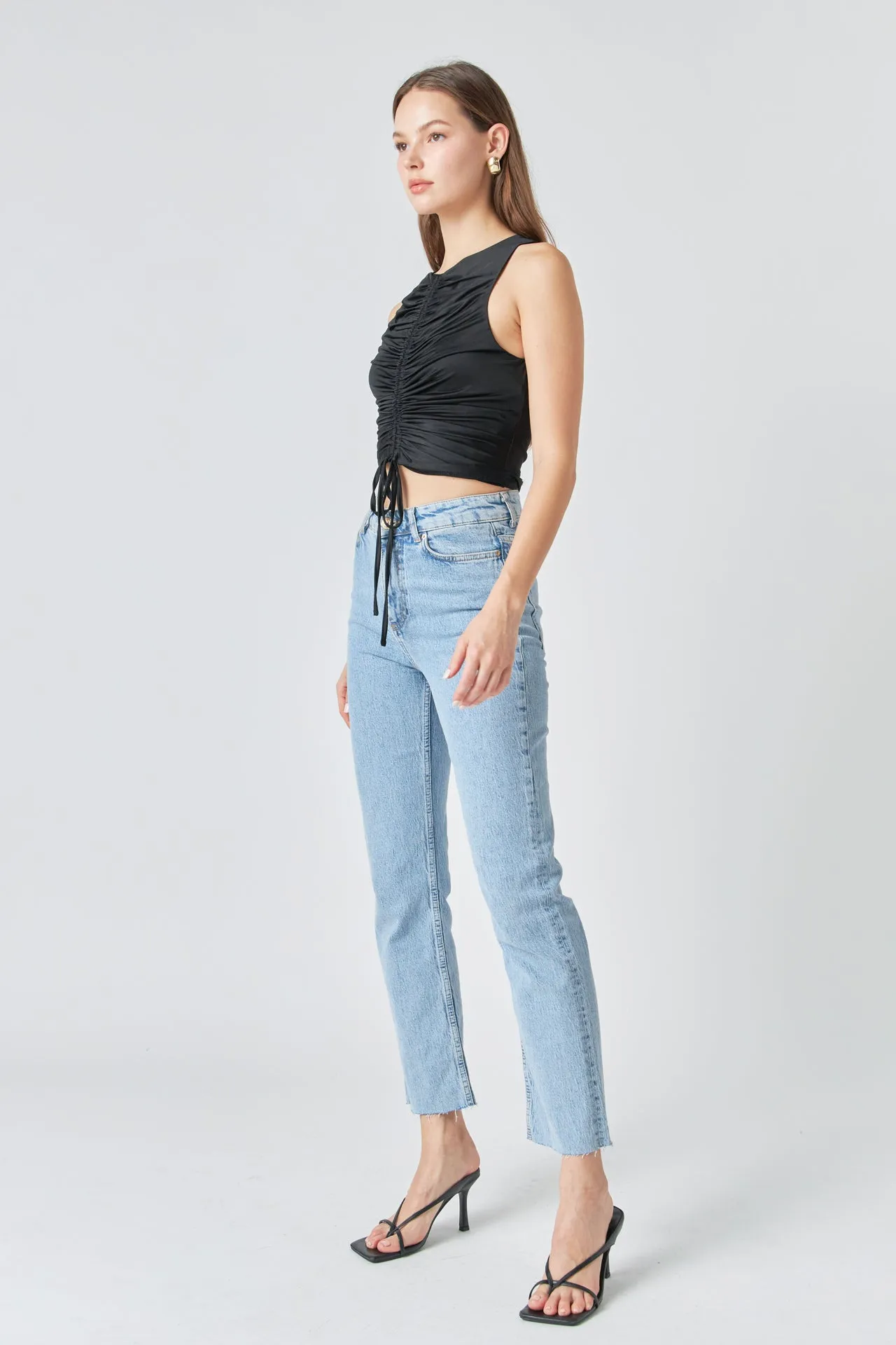 Stretch Ruched Tank Top sold by Endless Rose product image thumbnail 3