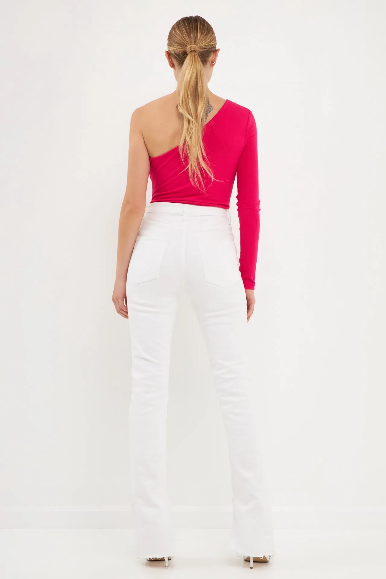 One Shoulder Knit Bodysuit sold by Endless Rose product image thumbnail 4