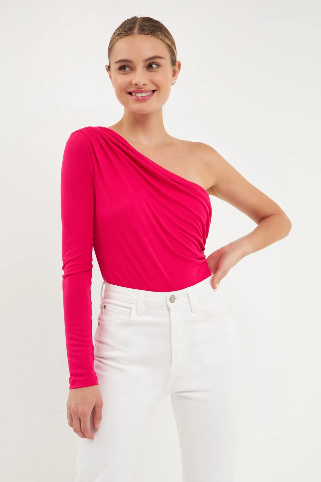 One Shoulder Knit Bodysuit sold by Endless Rose product image thumbnail 5