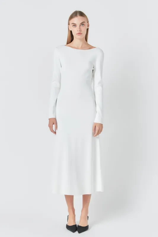 Knit Open Back Maxi Dress sold by Endless Rose