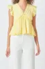 Ruffle Detail Top sold by Endless Rose