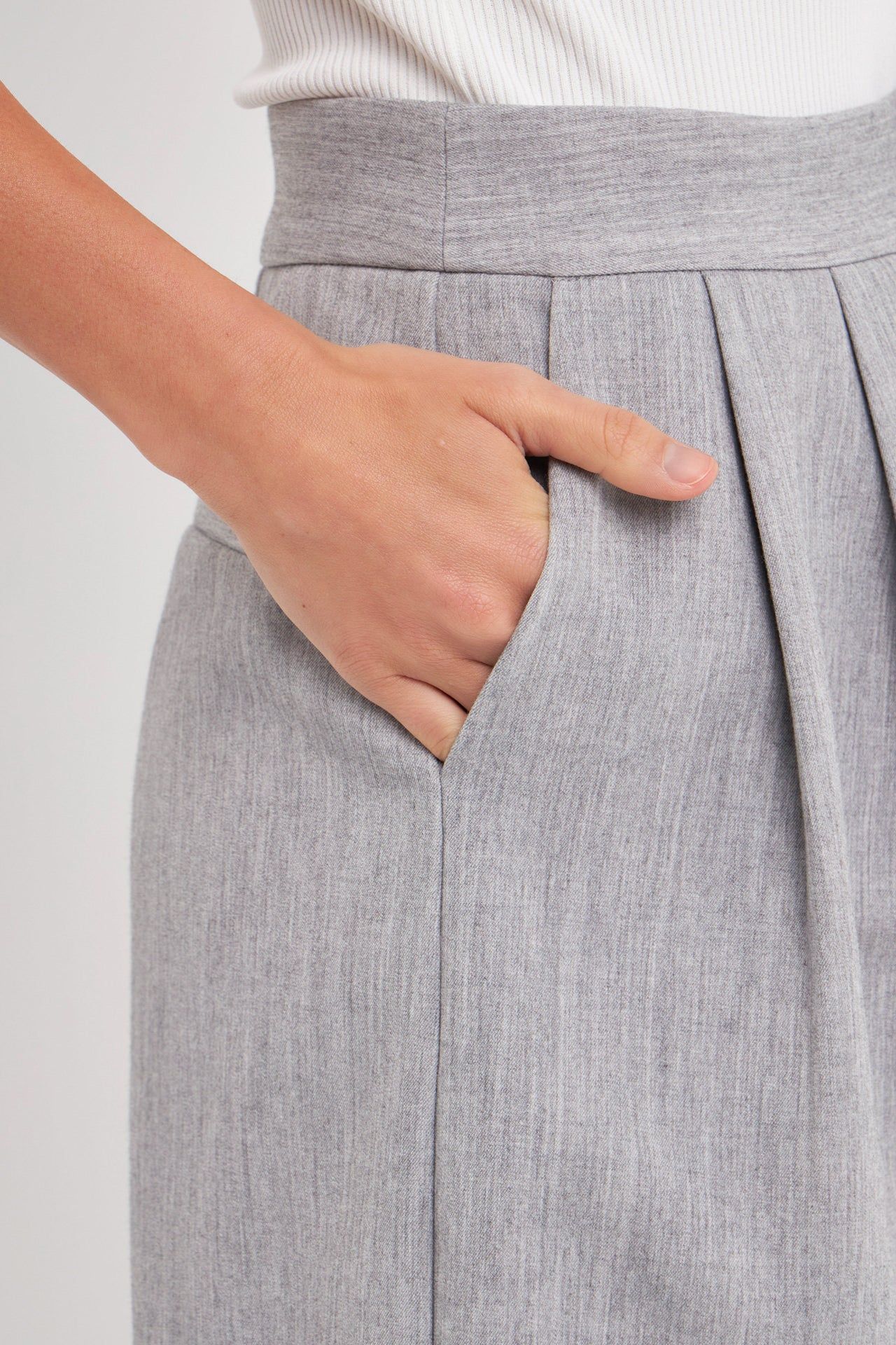 High-Waisted Pleated Shorts sold by Endless Rose product image thumbnail 2