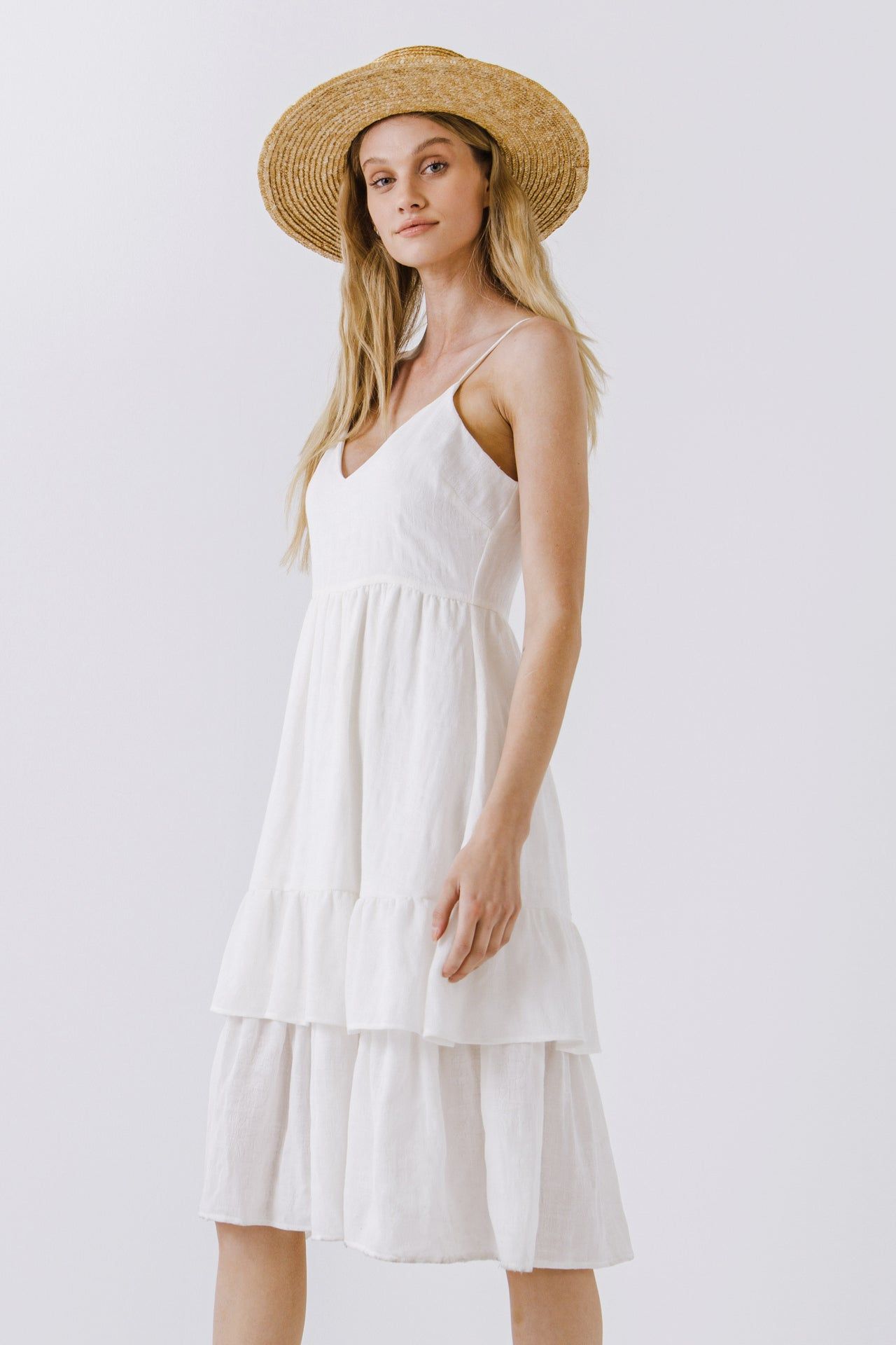 Two Tiered Midi Dress sold by Endless Rose product image thumbnail 3