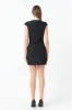Scooped Neck Buttoned Mini Dress sold by Endless Rose