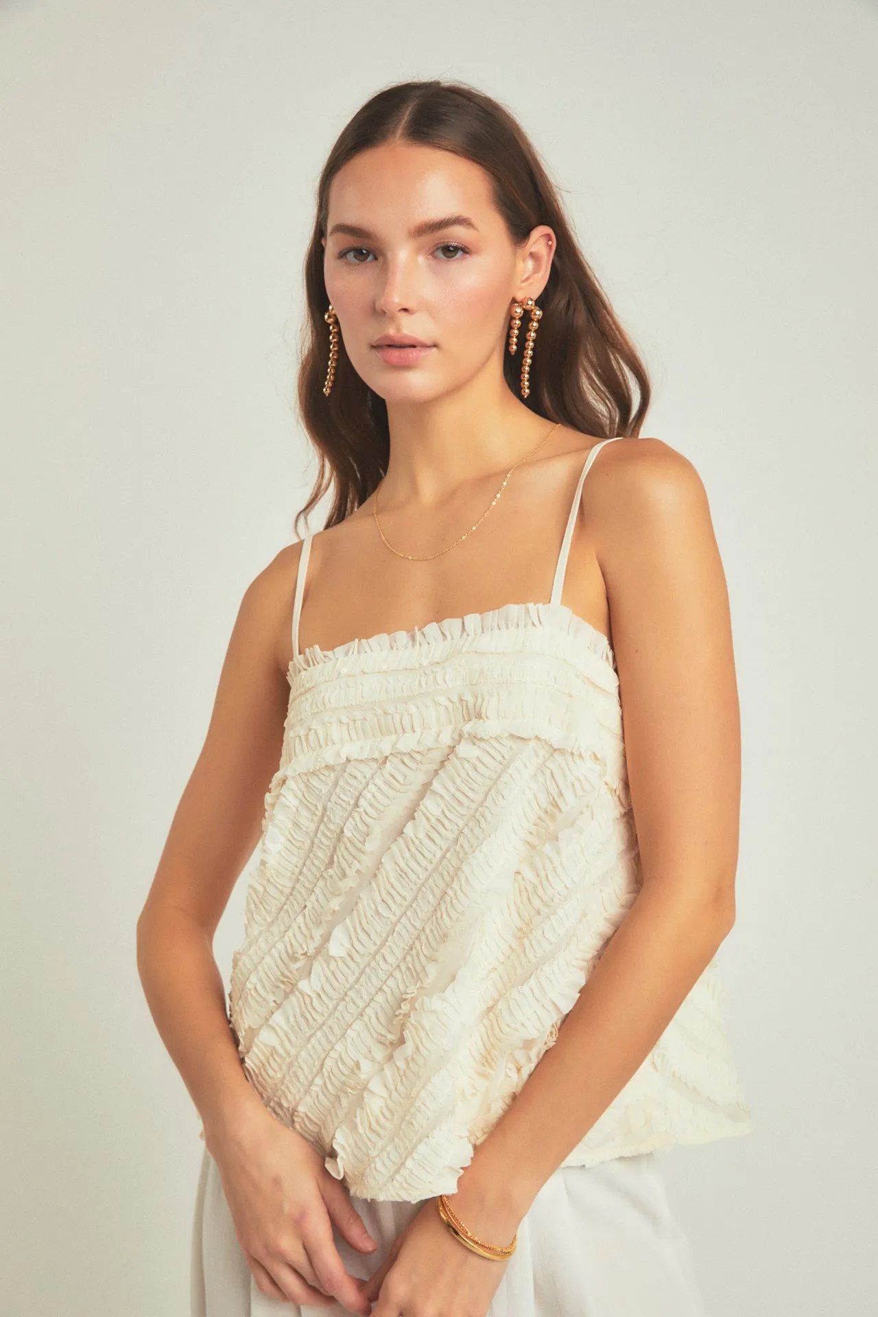 Ruffled Sleeveless Top sold by Endless Rose product image thumbnail 5