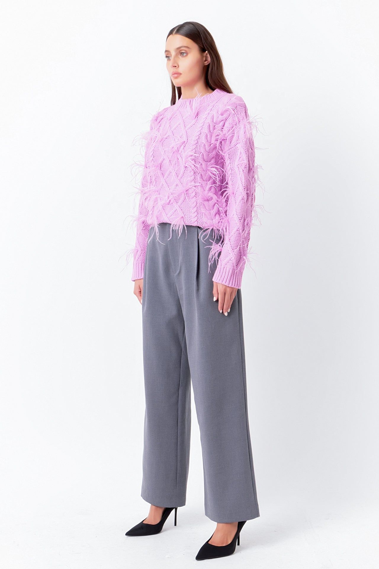 Feather Detail Sweater sold by Endless Rose product image thumbnail 3