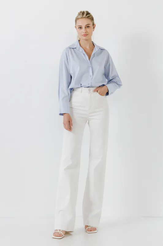 Drop Placket Collared Shirt sold by Endless Rose