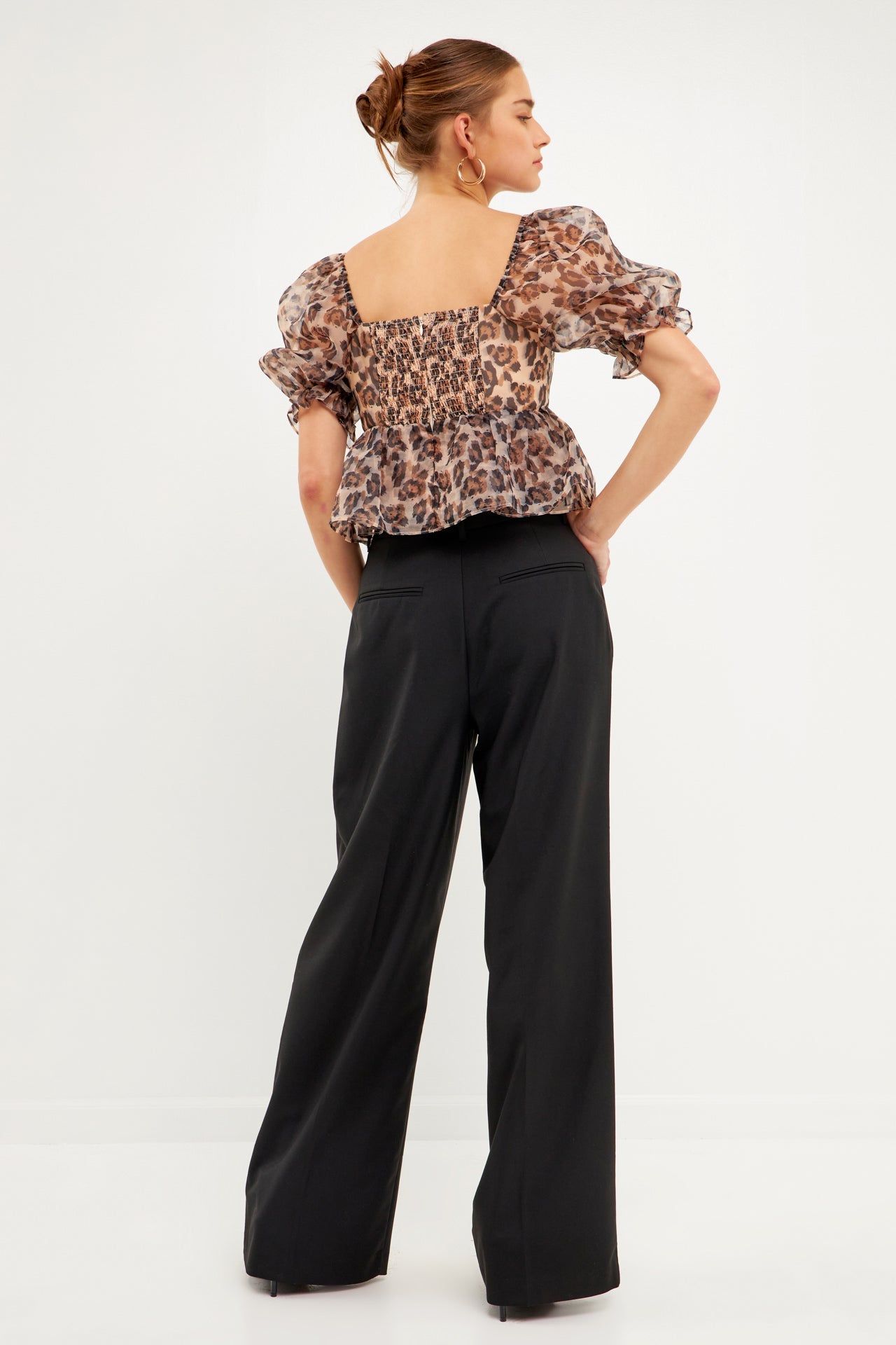 Organza Animal Printed Top sold by Endless Rose product image thumbnail 4