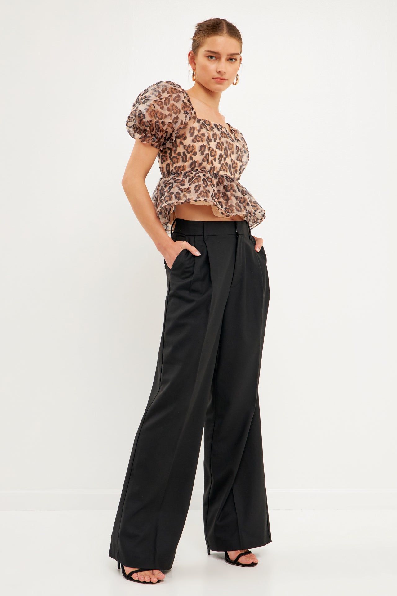 Organza Animal Printed Top sold by Endless Rose product image thumbnail 3
