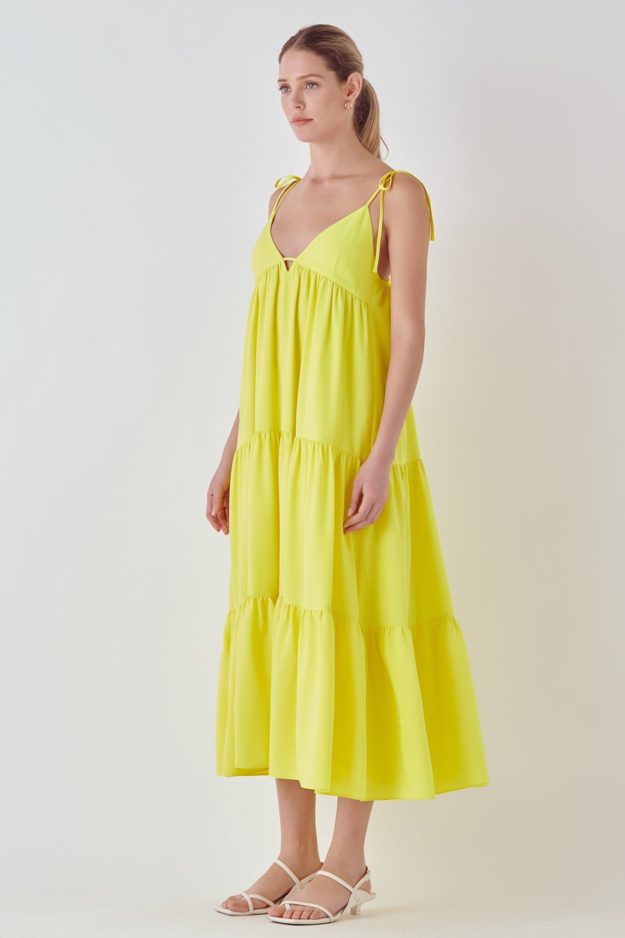 Spaghetti Tie Maxi Dress sold by Endless Rose product image thumbnail 3