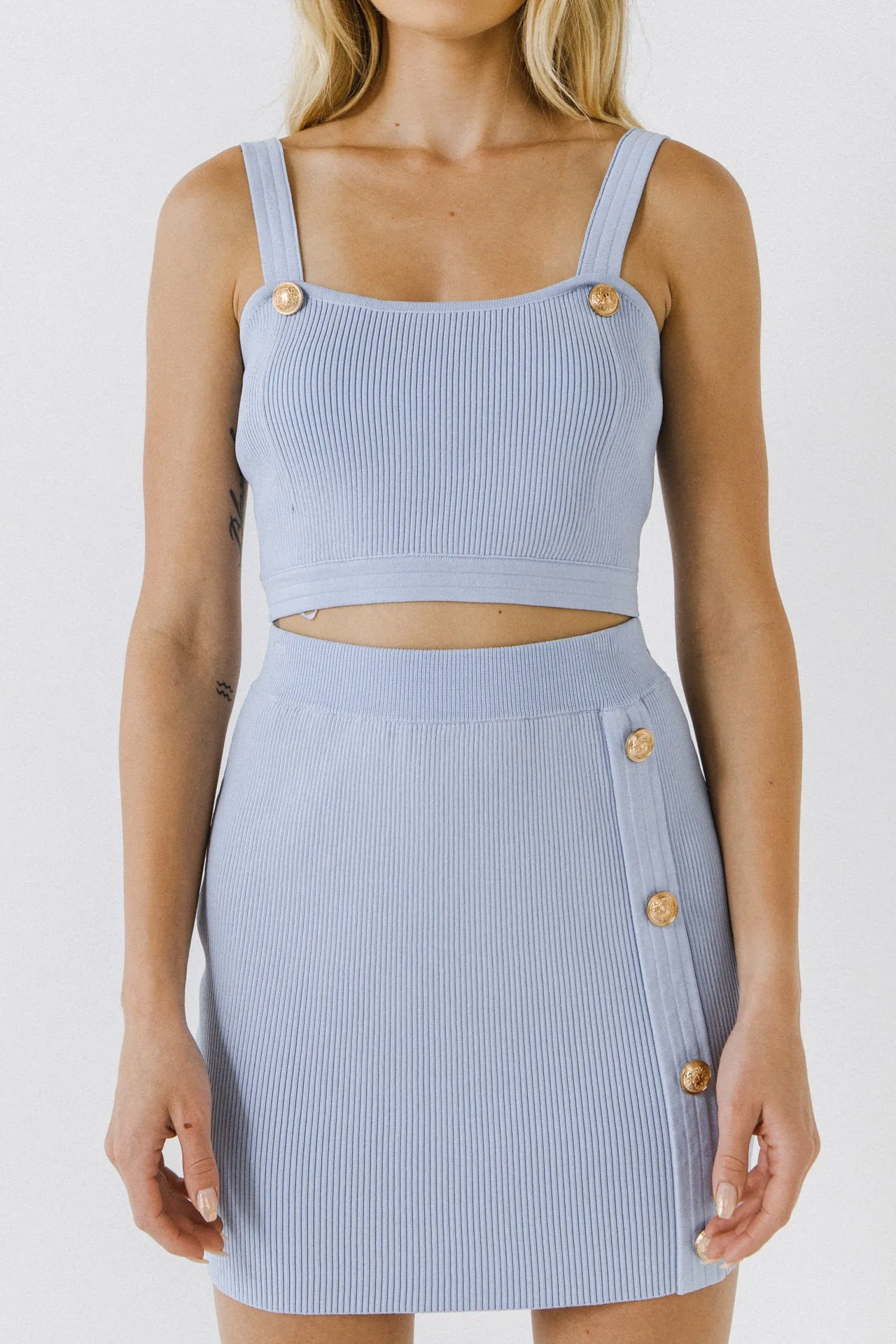 Ribbed Knit Crop Top sold by Endless Rose product image thumbnail 2