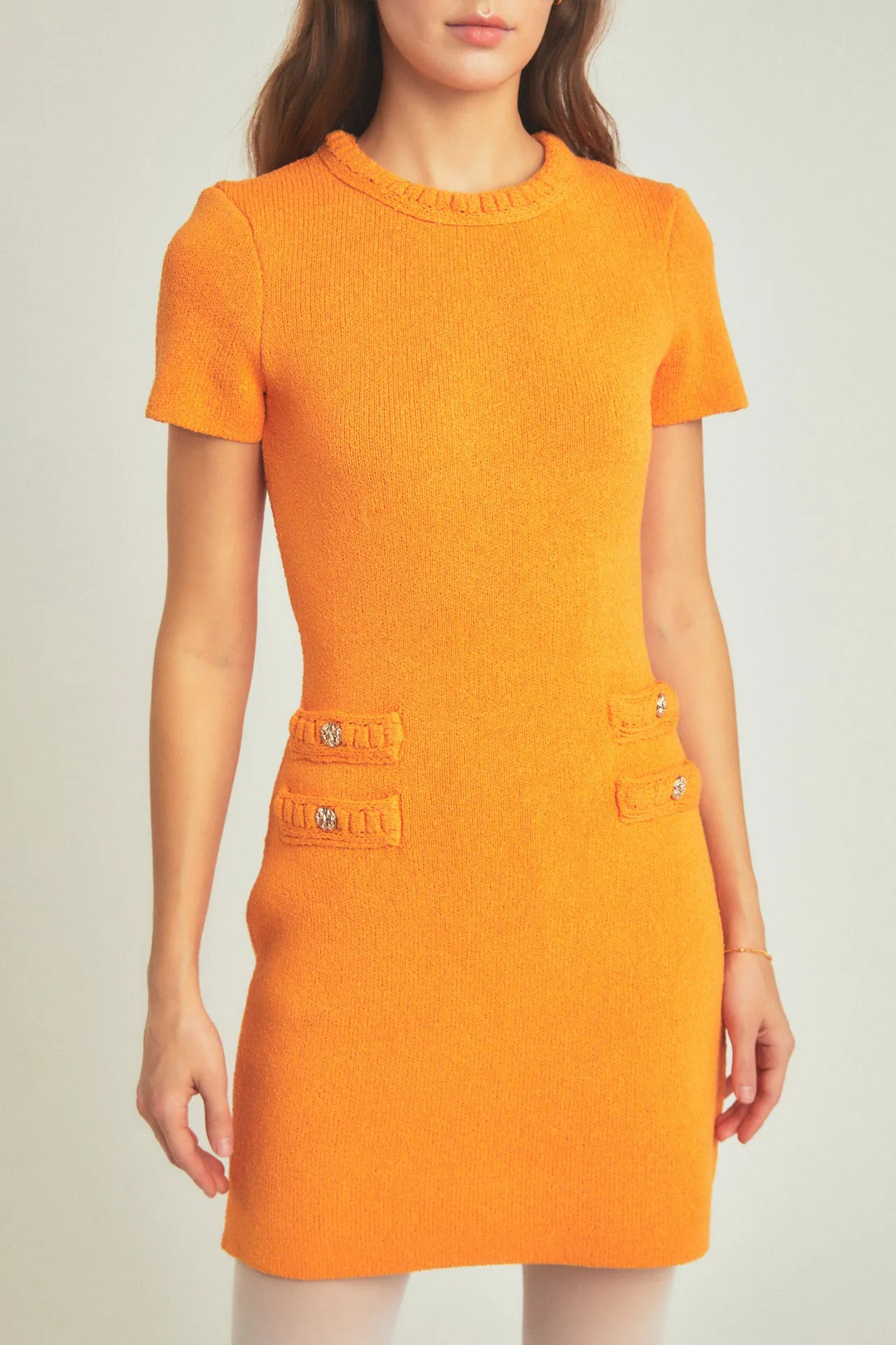 Braided Mini Knit Dress sold by Endless Rose product image thumbnail 2