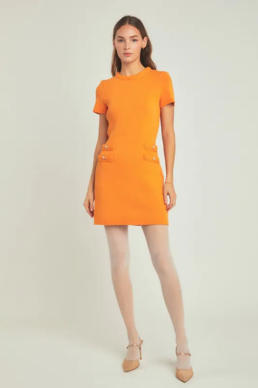 Braided Mini Knit Dress sold by Endless Rose