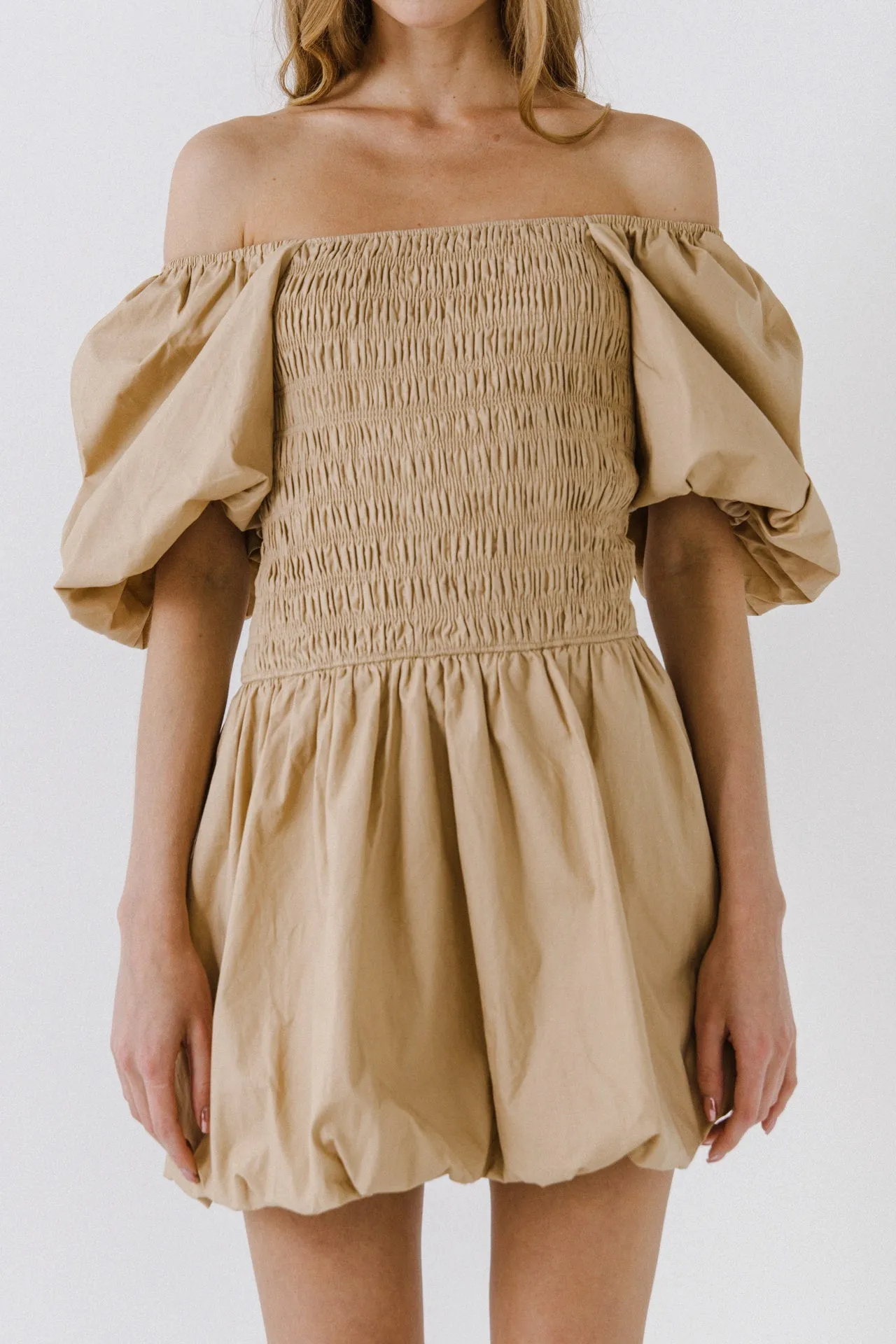 Smocked Puff Mini Dress sold by Endless Rose product image thumbnail 2