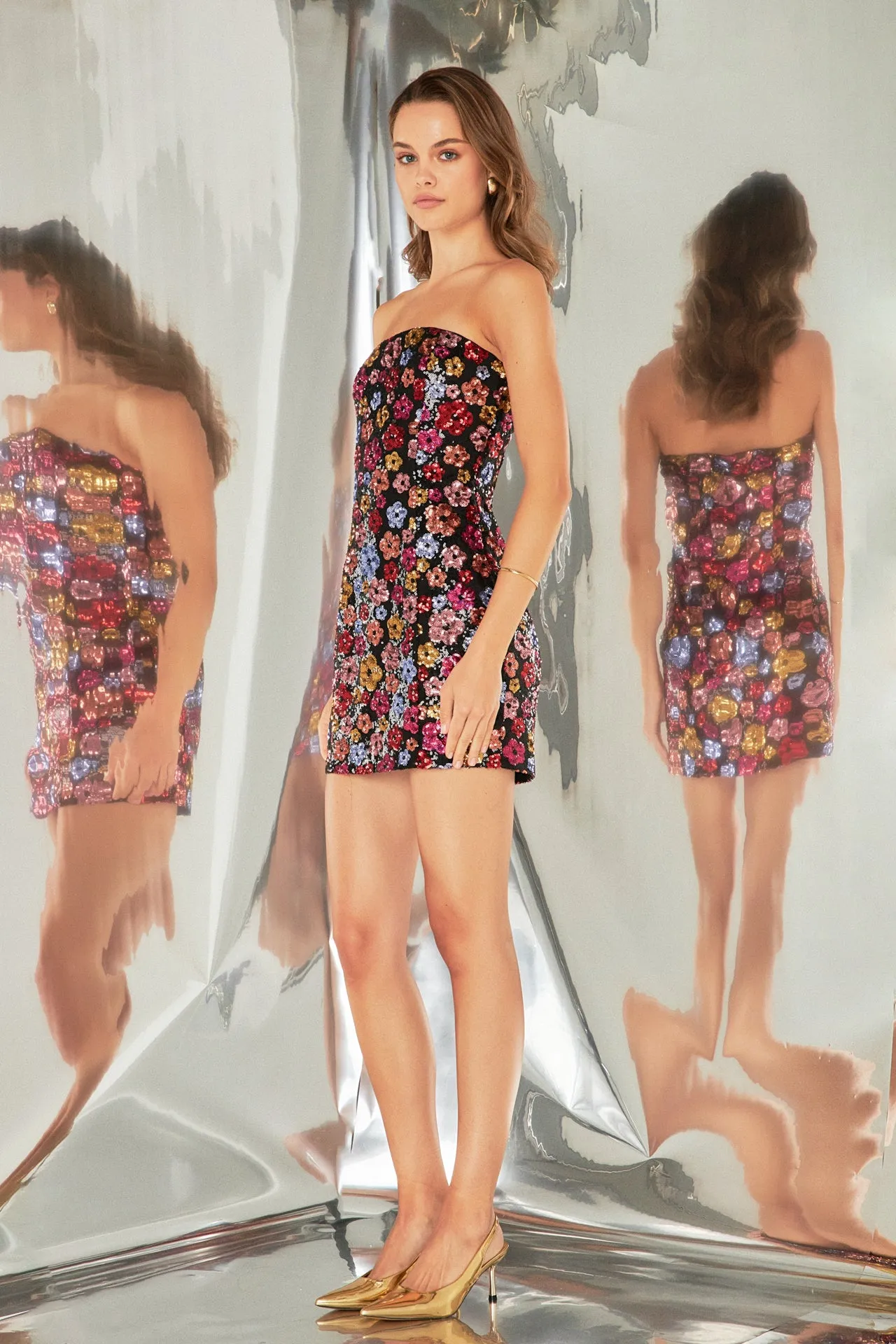 Sequins Mini Dress sold by Endless Rose product image thumbnail 4
