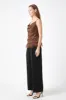 Satin Cowl Neck Top with Feather - Final Sale sold by Endless Rose