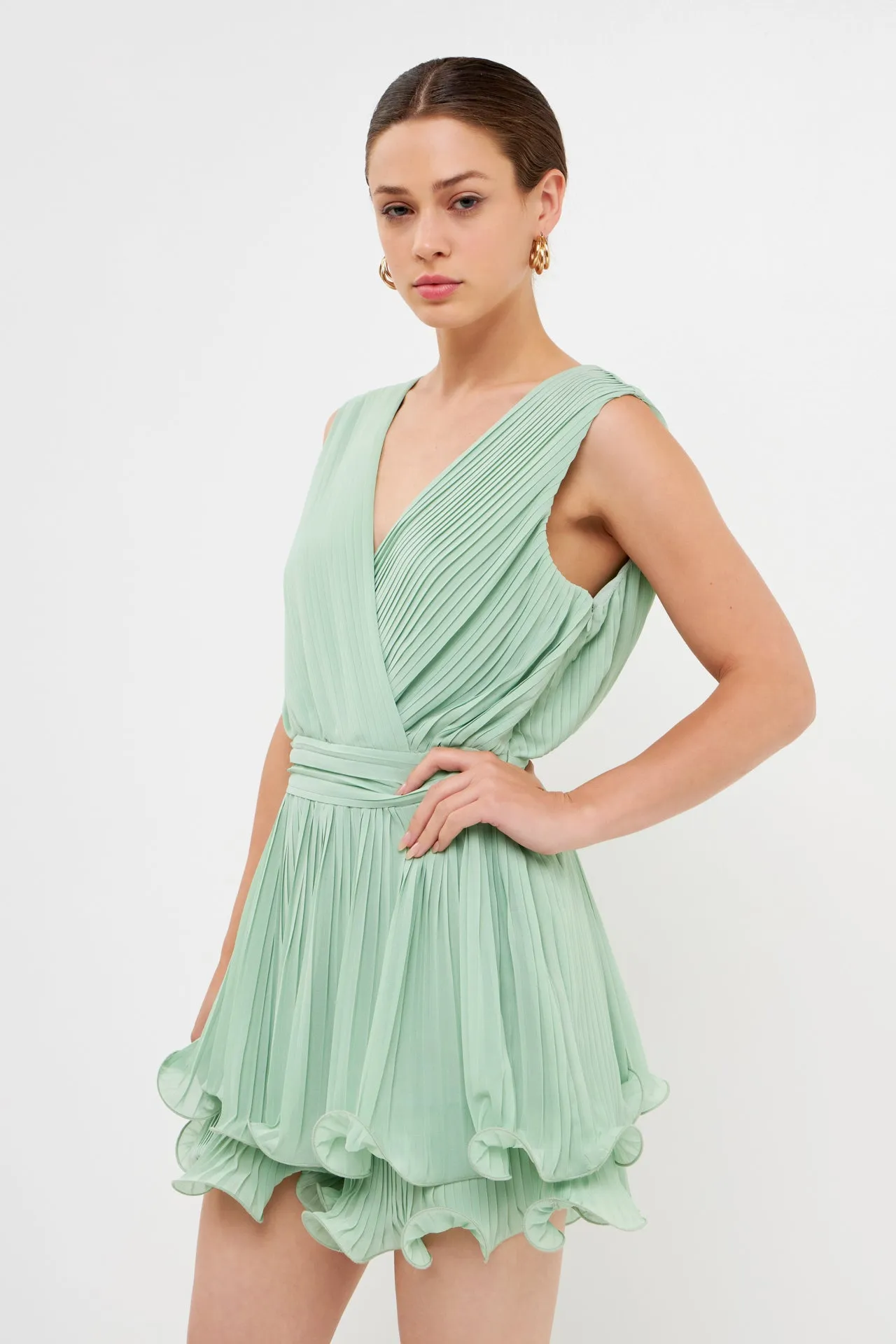 Pleated Romper sold by Endless Rose product image thumbnail 5