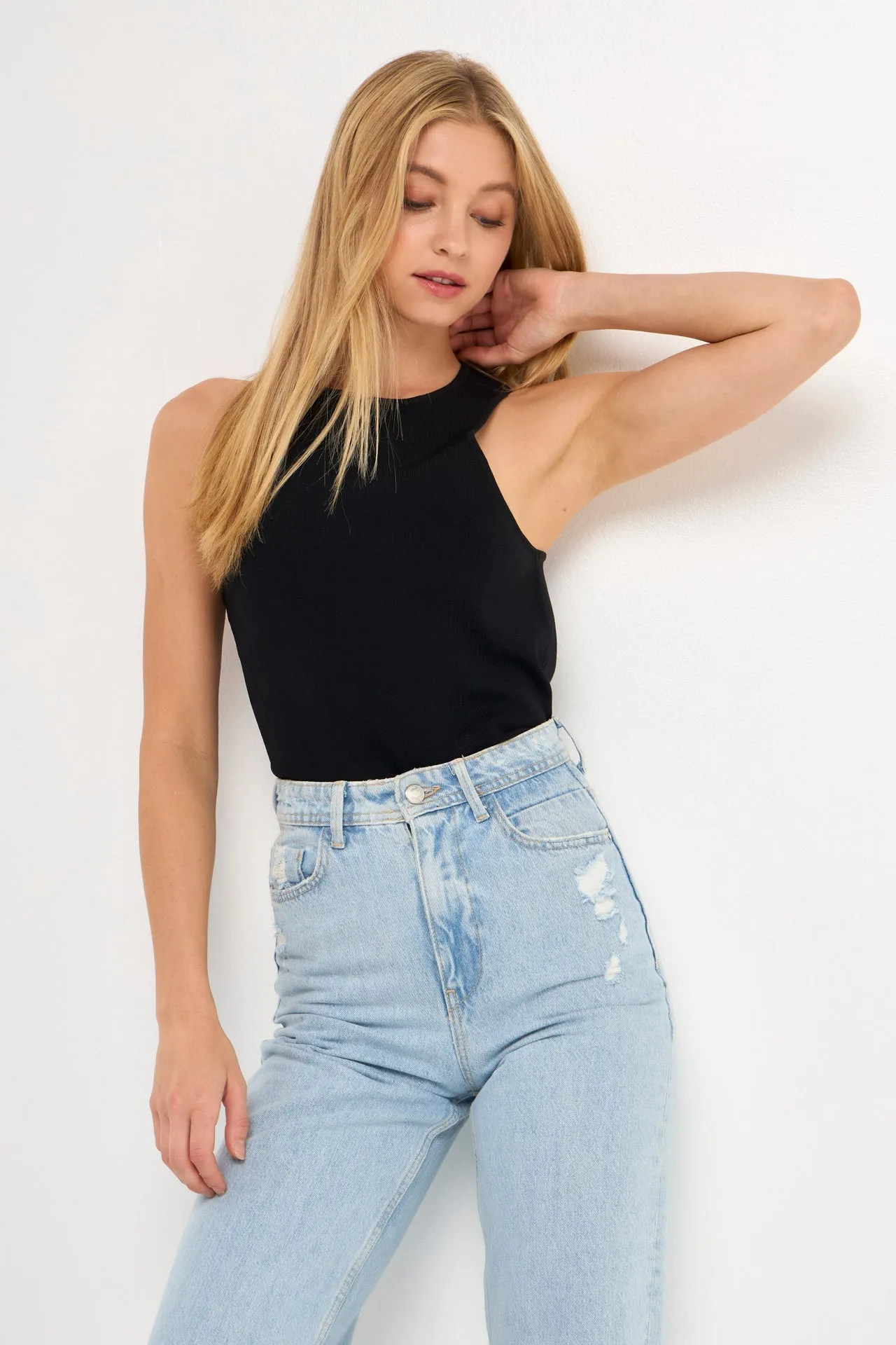 Racerback Knit Tank sold by Endless Rose product image thumbnail 5