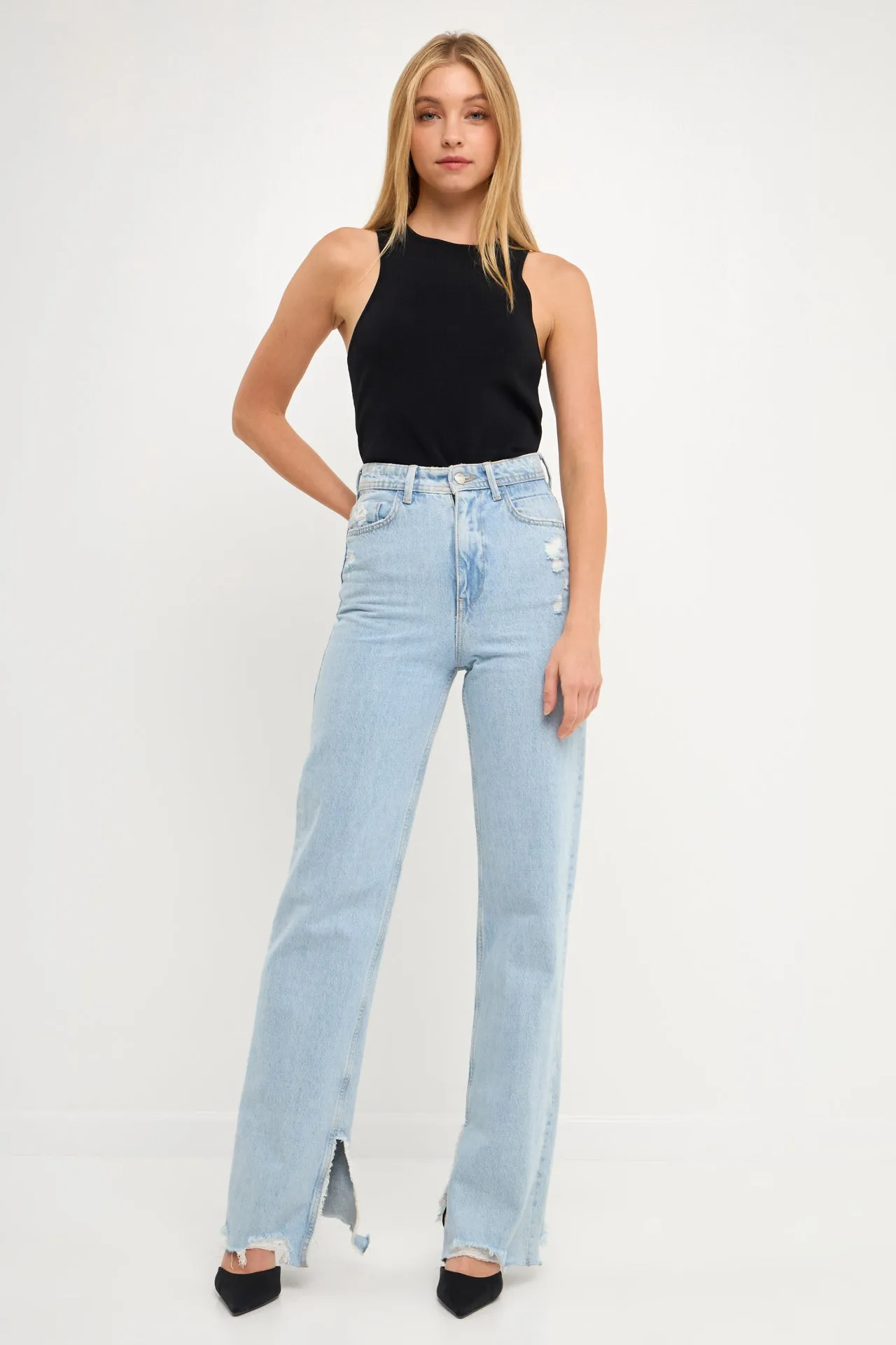 Racerback Knit Tank sold by Endless Rose product image thumbnail 4