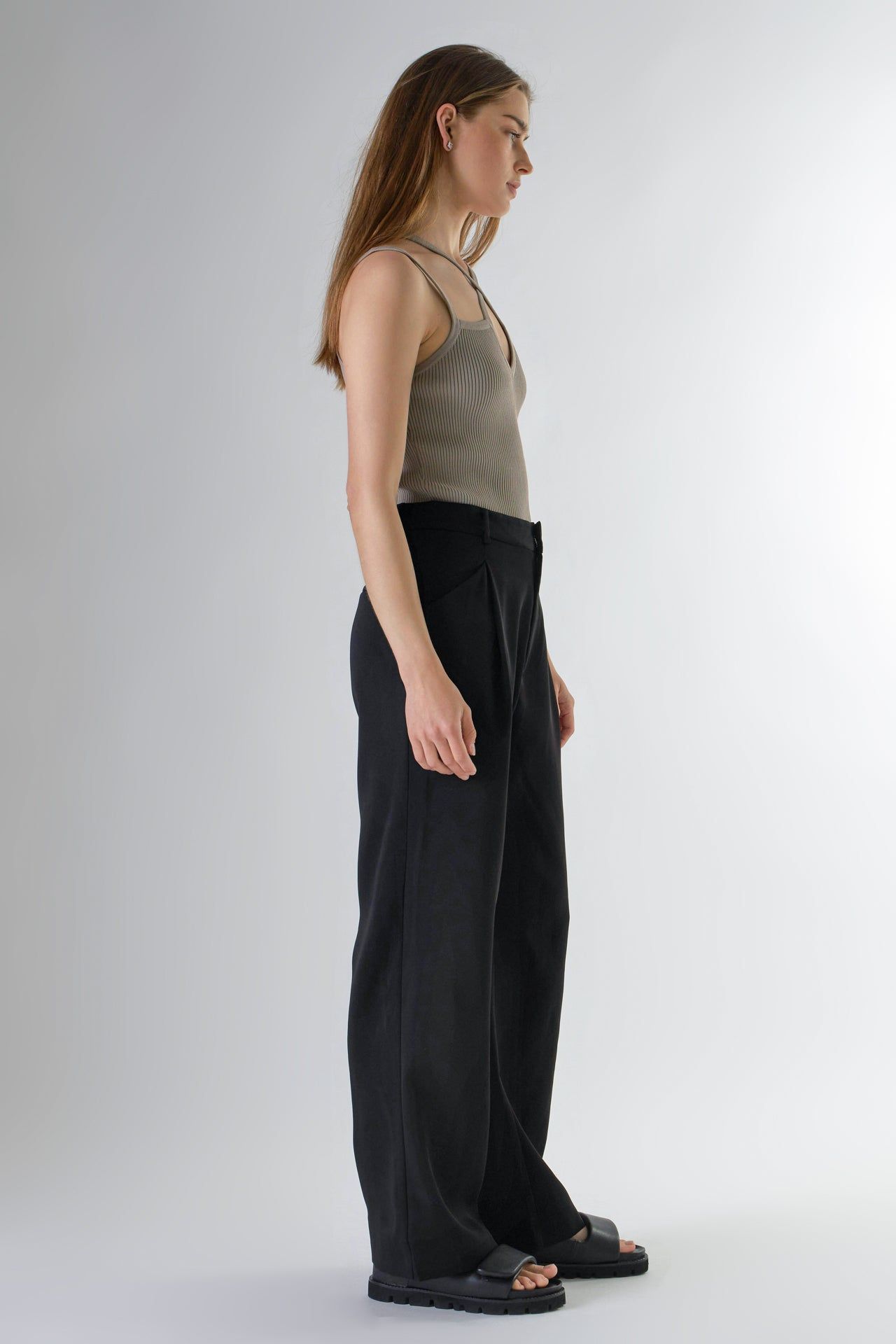 Sale of Strap Detail Fitted Knit Top sold by Endless Rose product image thumbnail 3