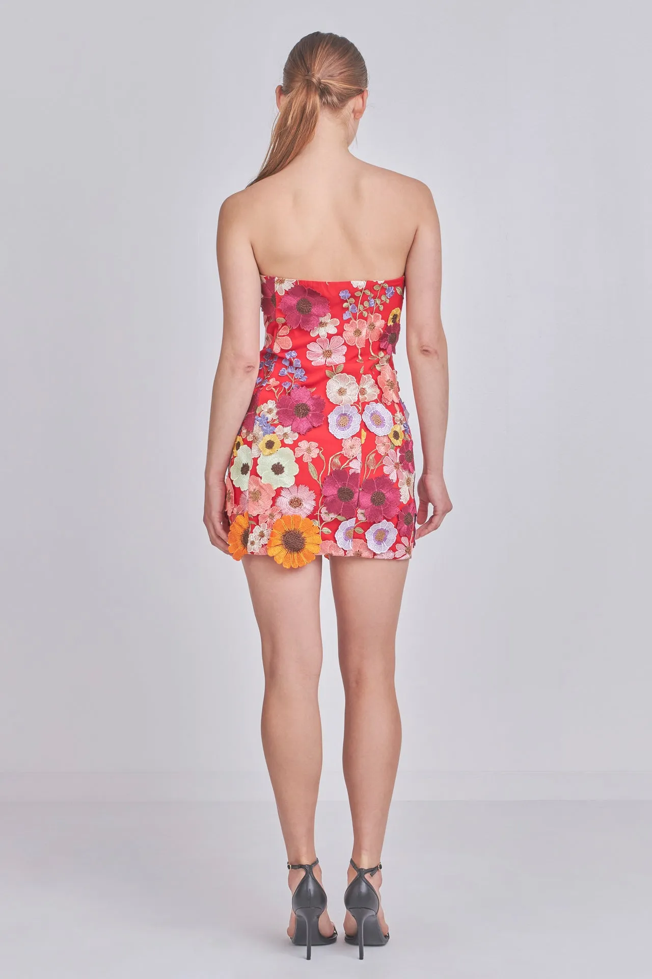 Floral Embroidered Mini Dress sold by Endless Rose product image thumbnail 4