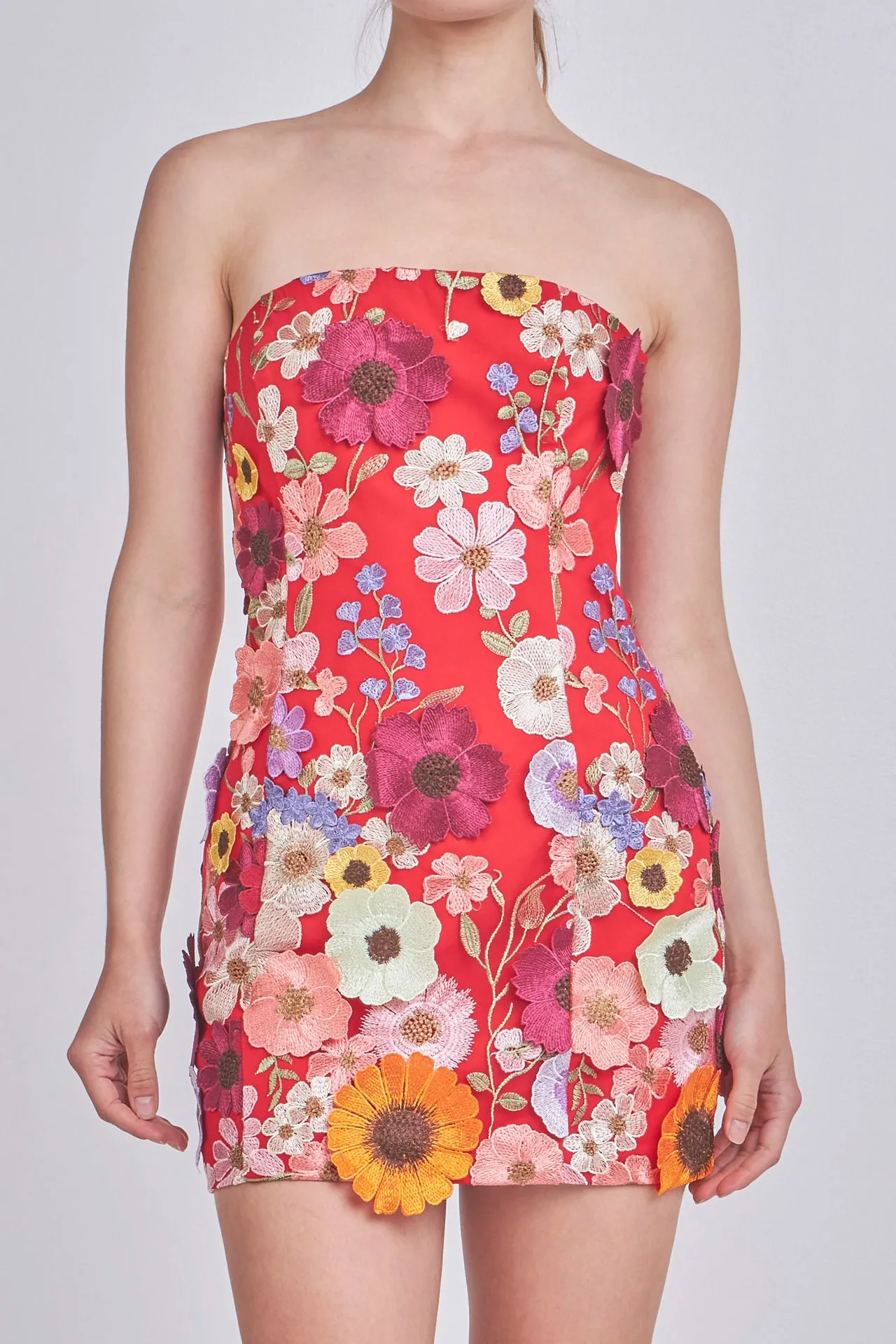 Floral Embroidered Mini Dress sold by Endless Rose product image thumbnail 2