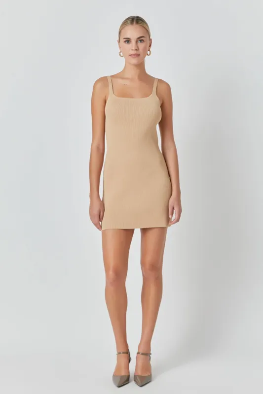 Fitted Knit Mini Dress sold by Endless Rose