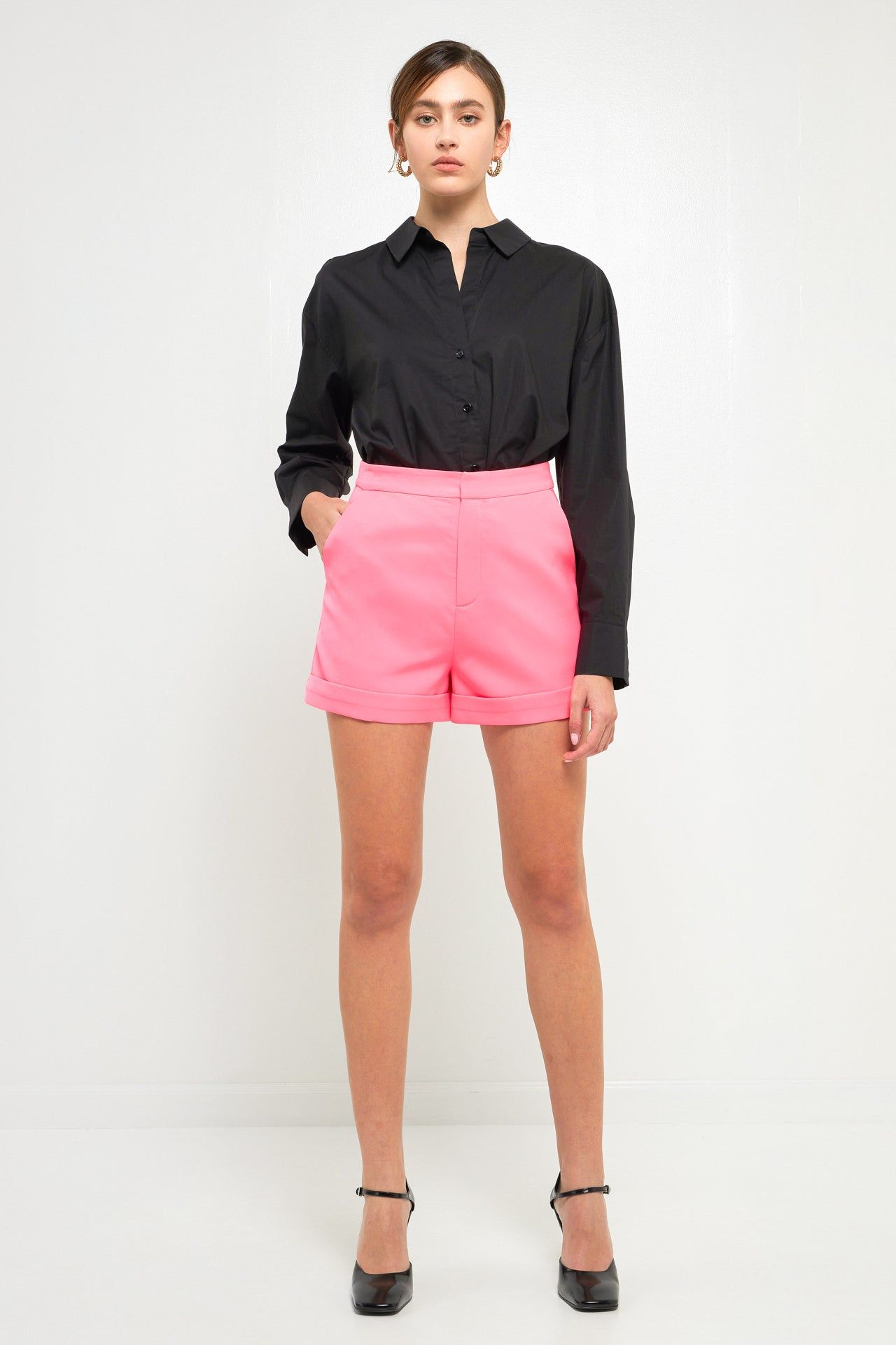 High-Waisted Tailored Shorts sold by Endless Rose product image thumbnail 22