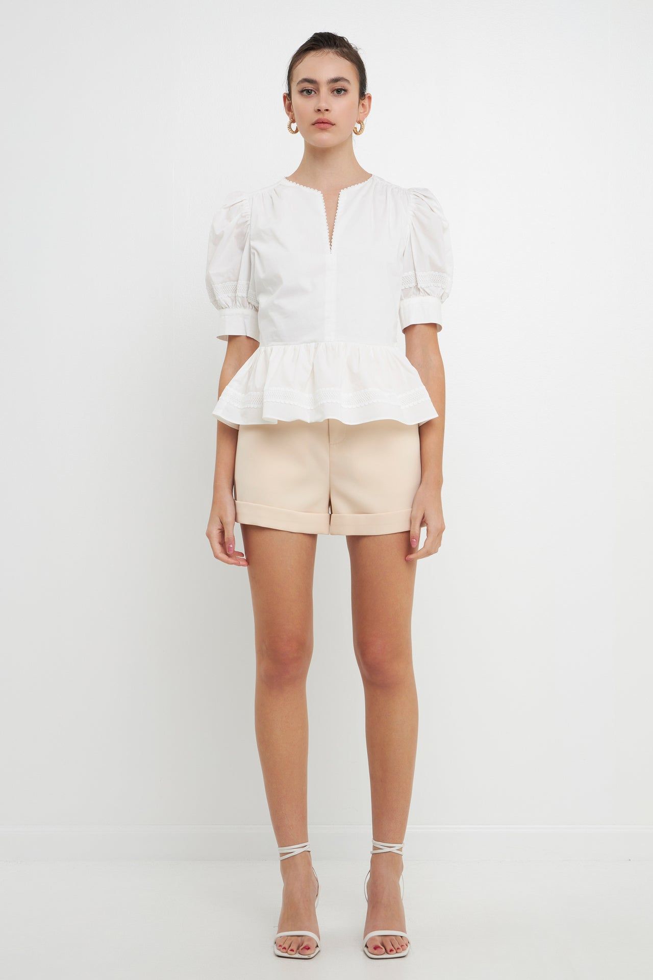 High-Waisted Tailored Shorts sold by Endless Rose product image thumbnail 5