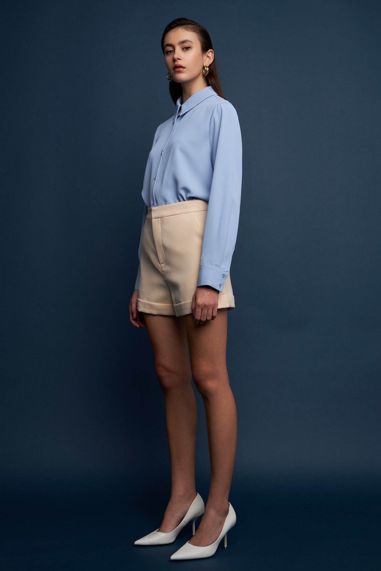 High-Waisted Tailored Shorts sold by Endless Rose product image thumbnail 3