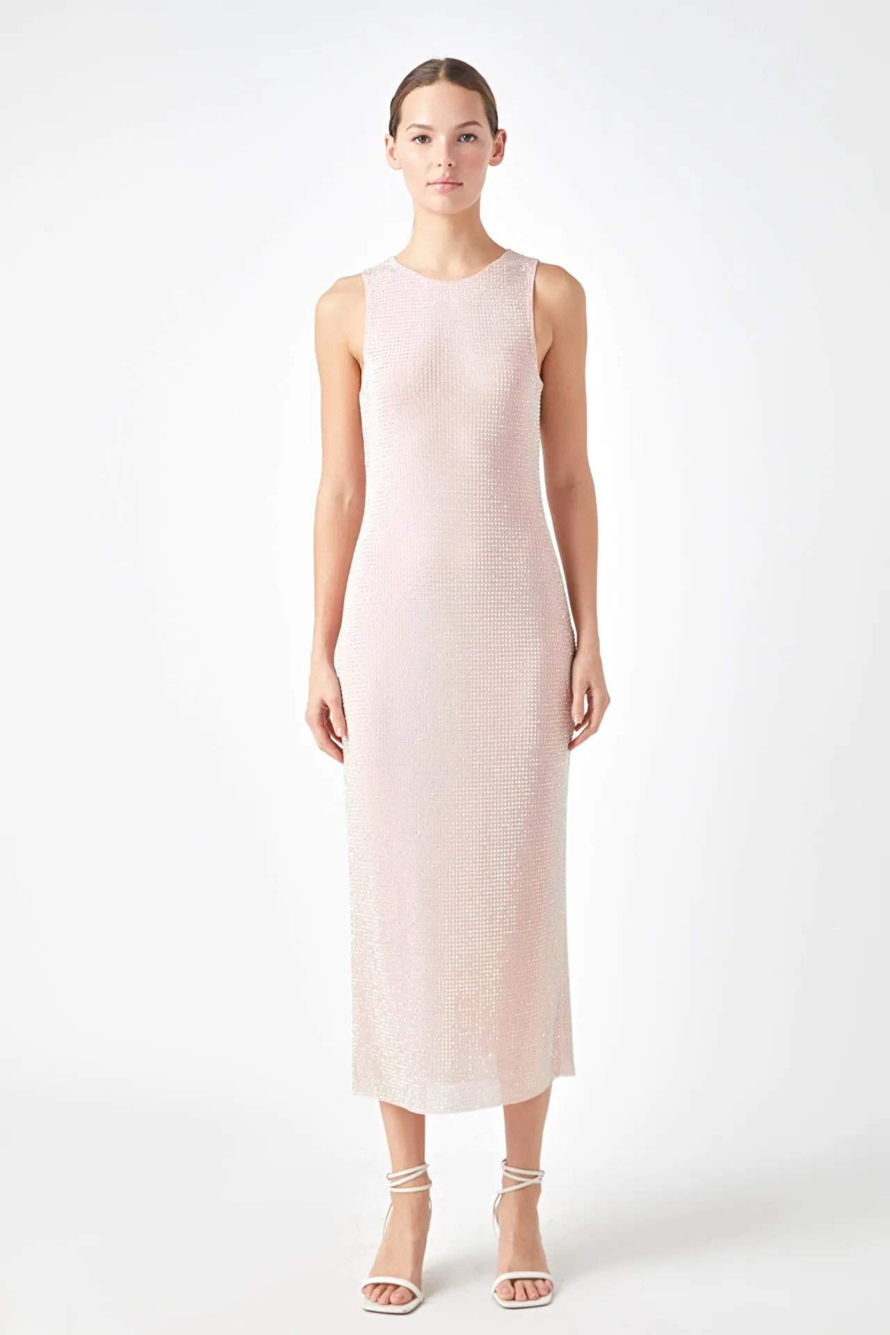 Rhinestone Mesh Midi Dress - Final Sale sold by Endless Rose