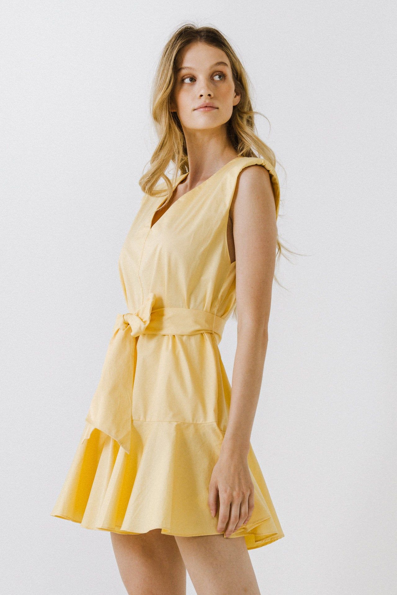 V-neckline Sleeveless Mini Dress sold by Endless Rose product image thumbnail 3