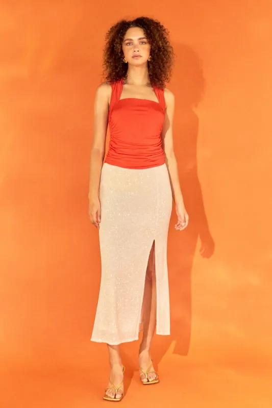 Draped Ruched Top sold by Endless Rose