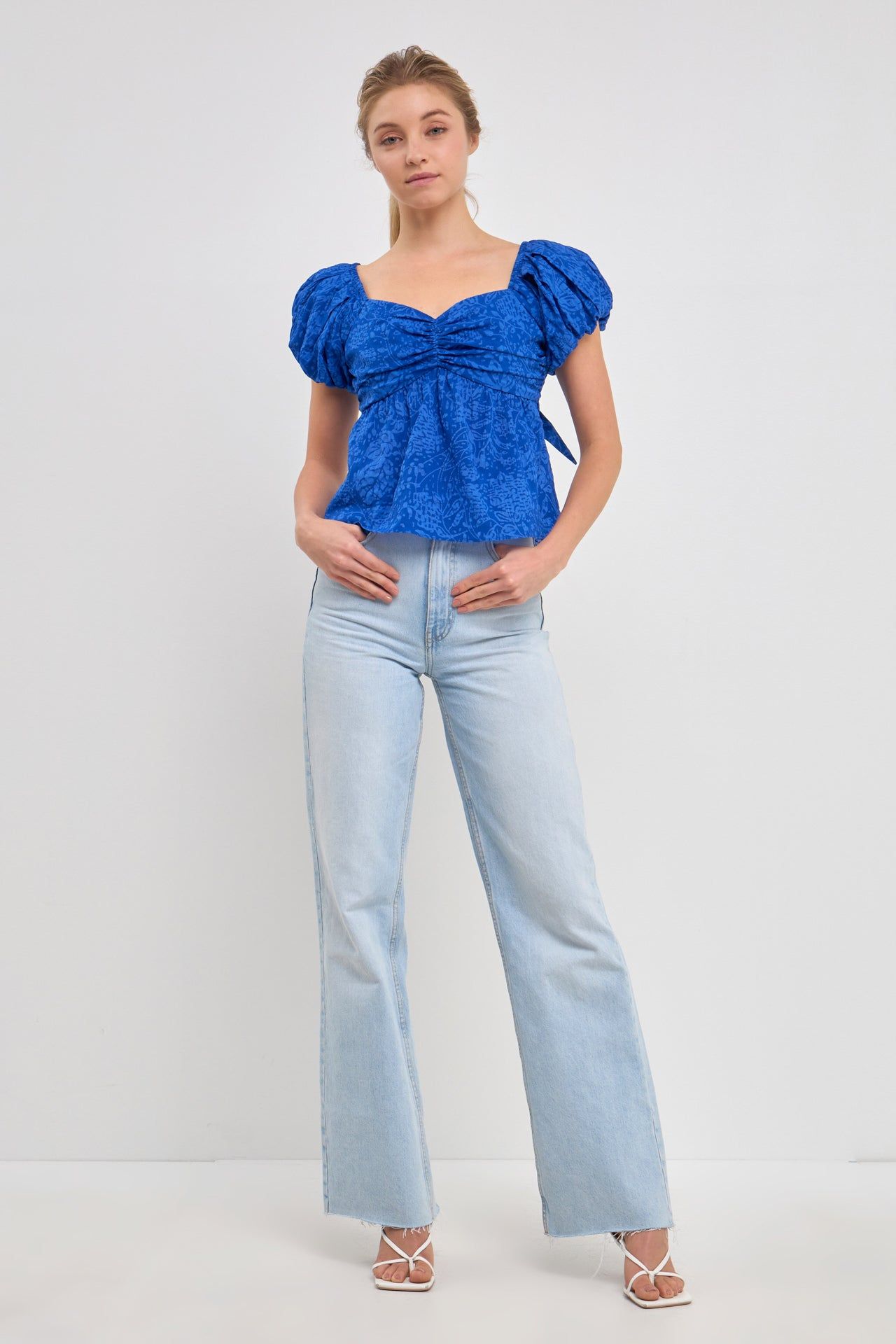 Floral Bow Tied Top sold by Endless Rose